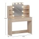 ΤΟΥΑΛΕΤΑ ΜΕ ΦΩΤΙΣΜΟ LED-ΡΑΦΙΑ-ΣΥΡΤΑΡΙΑ FB92502.01 SONAMA 108x40x140Υεκ