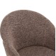 ΣΕΤ ΤΡΑΠΕΖΑΡΙΑΣ 7ΤΜΧ FB910957.03 MDF TOP--ΥΦΑΣΜΑ TAUPE & ΜΕΤΑΛ.ΠΟΔΙΑ