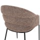 ΣΕΤ ΤΡΑΠΕΖΑΡΙΑΣ 7ΤΜΧ FB910957.03 MDF TOP--ΥΦΑΣΜΑ TAUPE & ΜΕΤΑΛ.ΠΟΔΙΑ