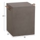 ΣΚΑΜΠΟ ΤΕΤΡΑΓΩΝΟ ΜΕ ΧΕΡΟΥΛΙΑ FB96581.01 FIBER CEMENT ΣΕ ΓΚΡΙ 36x36x45.5Υεκ