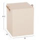ΣΚΑΜΠΟ ΤΕΤΡΑΓΩΝΟ ΜΕ ΧΕΡΟΥΛΙΑ FB96581.02 FIBER CEMENT ΣΕ ΜΠΕΖ 36x36x45,5Υεκ