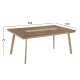 ΤΡΑΠΕΖΙ ΑΛΟΥΜΙΝΙΟΥ FB95131.04 ΚΑΠΟΥΤΣΙΝΟ ΜΕ POLYWOOD TOP 200x100x75Υεκ