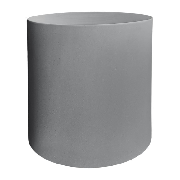 ΤΡΑΠΕΖΙ ΒΟΗΘΗΤΙΚΟ ΣΤΡΟΓΓΥΛΟ FB96592.01 ΓΚΡΙ FIBER CEMENT Φ40x43Υεκ.