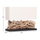 ΕΠΙΤΡΑΠΕΖΙΟ ΟΡΘΟΓΩΝΙΟ ΦΩΤΙΣΤΙΚΟ FB94432 DRIFTWOOD & ΛΕΥΚΟ ΚΑΠΕΛΟ 50x16,5x38Υεκ.