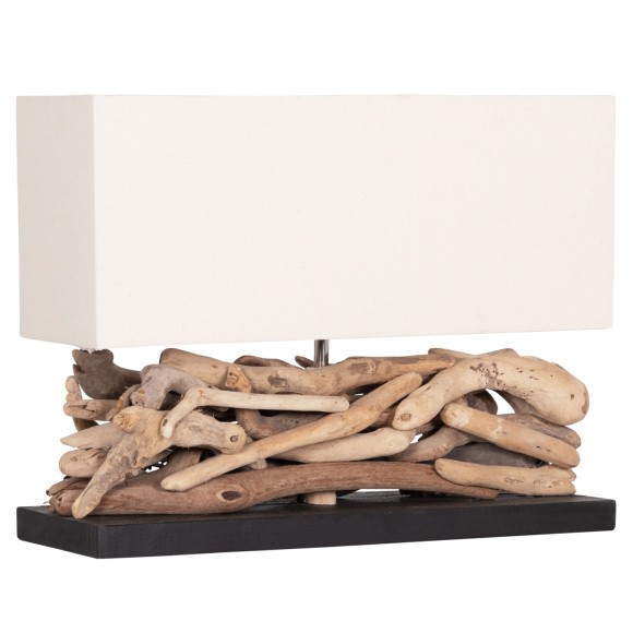 ΕΠΙΤΡΑΠΕΖΙΟ ΟΡΘΟΓΩΝΙΟ ΦΩΤΙΣΤΙΚΟ FB94432 DRIFTWOOD & ΛΕΥΚΟ ΚΑΠΕΛΟ 50x16,5x38Υεκ.