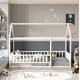 ΚΡΕΒΑΤΙ ΠΑΙΔΙΚΟ ΜΕ ΚΑΓΚΕΛΟ FB9706.03 τ.MONTESSORI ΞΥΛΟ ΠΕΥΚΟ ΛΕΥΚΟ-190x90εκ