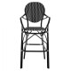 ΣΚΑΜΠΟ ΑΛΟΥΜΙΝΙΟΥ BAMBOO LOOK ΜΕ WICKER ΜΑΥΡΟ ΛΕΥΚΟ FB95794.02 56x60x126 εκ.