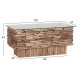 ΤΡΑΠΕΖΙ ΣΑΛΟΝΙΟΥ ΟΡΘΟΓΩΝΙΟ FB918366 DRIFTWOOD--ΓΥΑΛΙ 105x45x47Υεκ.