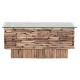 ΤΡΑΠΕΖΙ ΣΑΛΟΝΙΟΥ ΟΡΘΟΓΩΝΙΟ FB918366 DRIFTWOOD--ΓΥΑΛΙ 105x45x47Υεκ.