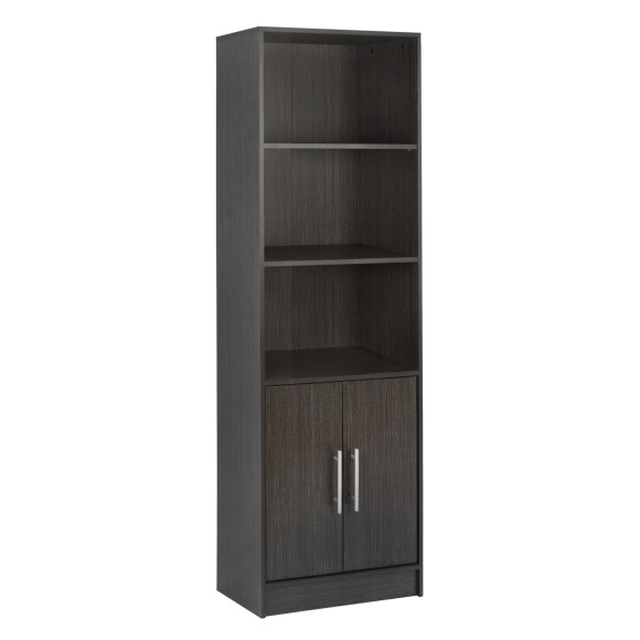 ΒΙΒΛΙΟΘΗΚΗ ΜΕΛΑΜΙΝΗΣ FB92027.01 ZEBRANO 60X30X180 εκ.