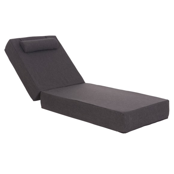 ΜΑΞΙΛΑΡΙ ΞΑΠΛΩΣΤΡΑΣ FB921094.03 OLEFIN ΣΚΟΥΡΟ ΓΚΡΙ ΜΕ FOAM 198x70x20Υεκ