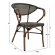 ΠΟΛΥΘΡΟΝΑ ΑΛΟΥΜΙΝΙΟΥ BAMBOO ΚΑΦΕ ΜΕ TEXTLINE FB95025 60,5x59x81Υ
