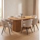 ΣΕΤ ΤΡΑΠΕΖΑΡΙΑΣ 7ΤΜΧ ΕΠΕΚΤΕΙΝΟΜΕΝΟ FB912107.02 MDF--ΥΦΑΣΜΑ ΜΠΕΖ