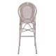 ΣΚΑΜΠΩ ΑΛΟΥΜΙΝΙΟΥ BAMBOO ΠΑΤΙΝΑ ΛΕΥΚΟ ΜΕ TEXTLINE FB95110 41x52x116 εκ.