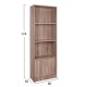 ΒΙΒΛΙΟΘΗΚΗ ΜΕΛΑΜΙΝΗΣ FB92269.02 ΣΕ ΧΡΩΜΑ SONAMA 60x30x174Υεκ.