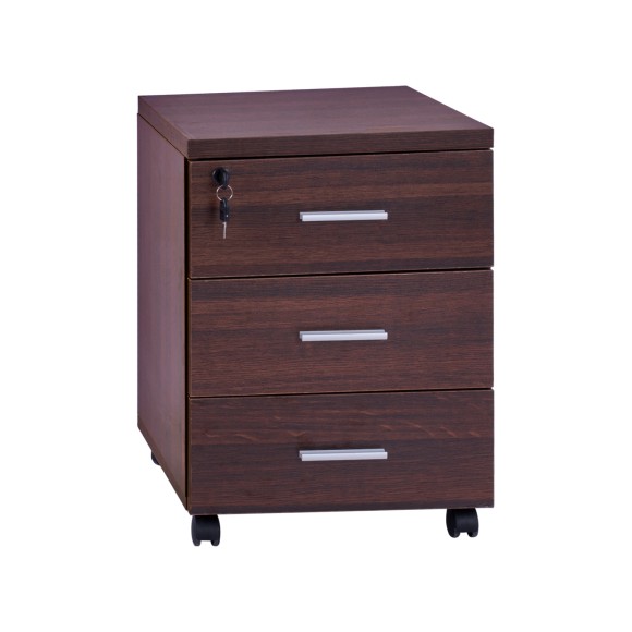 ΣΥΡΤΑΡΙΕΡΑ ΓΡΑΦΕΙΟΥ ΕΠΑΓΓΕΛΜΑΤΙΚΗ WENGE FB92048.12 40X40X55Υ εκ.