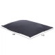 ΠΟΥΦ ANSHU FB95808.02 ΓΚΡΙ ΜΕ UV PROTECTION 140x180 εκ.