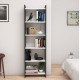 ΒΙΒΛΙΟΘΗΚΗ FB99226.13 ΜΕΛΑΜΙΝΗΣ ΓΚΡΙ-ΛΕΥΚΟ 48,5x22x160Υεκ.