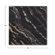 ΕΠΙΦΑΝΕΙΑ ΤΡΑΠΕΖΙΟΥ ΤΕΤΡΑΓΩΝΗ 5787 WERZALIT 70X70 εκ. BLACK GOLD MARBLE FB95230.15