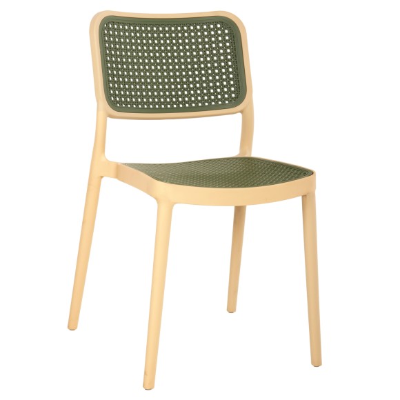 ΚΑΡΕΚΛΑ ΠΟΛΥΠΡΟΠΥΛΕΝΙΟΥ FB95934.04 ΜΠΕΖ ΜΕ OLIVE GREEN 51x52x80Υεκ.