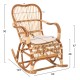 ΚΟΥΝΙΣΤΗ ΠΟΛΥΘΡΟΝΑ ΜΕ ΜΑΞΙΛΑΡΙ RATTAN FB99343 60x103x90Υ εκ.