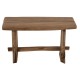 ΠΑΓΚΑΚΙ FB99347 ΑΠΟ ΜΑΣΙΦ ΞΥΛΟ TEAK ΦΥΣΙΚΟ 80X40X44Y εκ.