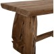 ΠΑΓΚΑΚΙ FB99347 ΑΠΟ ΜΑΣΙΦ ΞΥΛΟ TEAK ΦΥΣΙΚΟ 80X40X44Y εκ.
