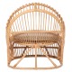 ΠΟΛΥΘΡΟΝΑ FB99840.01 RATTAN ΦΥΣΙΚΟ ΜΕ ΕΚΡΟΥ ΜΑΞΙΛΑΡΙ 80x97x85Υεκ.