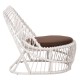 ΠΟΛΥΘΡΟΝΑ FB99840.02 RATTAN ΛΕΥΚΟ ΜΕ ΚΑΦΕ ΜΑΞΙΛΑΡΙ 80x97x85Υεκ.