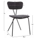ΣΕΤ ΤΡΑΠΕΖΑΡΙΑΣ 5ΤΜΧ FB921200 MDF TOP & ΜΕΤΑΛΛΟ ΜΑΥΡΟ-ΣΚΟΥΡΟ ΓΚΡΙ ΥΦΑΣΜΑ