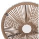 ΤΡΑΠΕΖΙ ΒΟΗΘΗΤΙΚΟ ΜΑΥΡΟ ΜΕΤΑΛΛΟ  ME TWISTED WICKER ΦΥΣΙΚΟ FB95873.01 Φ47Χ45Υεκ.