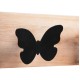 ΚΑΘΡΕΠΤΗΣ ΤΟΙΧΟΥ ΣΤΡΟΓΓΥΛΟΣ FB94222 FIR WOOD&MDF-BLACK METAL 80x6,5x30,5Υεκ.