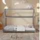 ΚΡΕΒΑΤΙ ΠΑΙΔΙΚΟ FB9677.05 τ.MONTESSORI ΞΥΛΟ ΠΕΥΚΟ ΓΚΡΙ- 190x90εκ