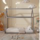 ΚΡΕΒΑΤΙ ΠΑΙΔΙΚΟ FB9678.05 τ.MONTESSORI ΞΥΛΟ ΠΕΥΚΟ ΓΚΡΙ- 140x70εκ