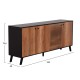 ΜΠΟΥΦΕΣ ΜΕΛΑΜΙΝΗΣ FB99446.11 ΜΑΥΡΟ-ΦΥΣΙΚΟ 180x40x78.6Υεκ.