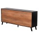 ΜΠΟΥΦΕΣ ΜΕΛΑΜΙΝΗΣ FB99446.11 ΜΑΥΡΟ-ΦΥΣΙΚΟ 180x40x78.6Υεκ.