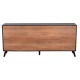 ΜΠΟΥΦΕΣ ΜΕΛΑΜΙΝΗΣ FB99446.11 ΜΑΥΡΟ-ΦΥΣΙΚΟ 180x40x78.6Υεκ.
