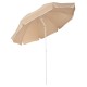 ΟΜΠΡΕΛΑ ΘΑΛΑΣΣΗΣ ME 8 FIBERGLASS ΑΚΤΙΝΕΣ 2.20μ FB96015.04 MOKA