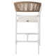 ΣΚΑΜΠΟ ΑΛΟΥΜΙΝΙΟΥ ΛΕΥΚΟ FB95892.32 ΜΕΣ. ΥΨΟΥΣ-ΜE RATTAN & TEXTILENE 57x57x99,5Yεκ.