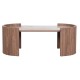 ΤΡΑΠΕΖΙ  ΣΑΛΟΝΙΟΥ FB918445 ΚΕΡΑΜΙΚΟ TOP PANDORA--MDF ΠΟΔΙΑ 120x60x43.5Υεκ