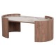 ΤΡΑΠΕΖΙ  ΣΑΛΟΝΙΟΥ FB918445 ΚΕΡΑΜΙΚΟ TOP PANDORA--MDF ΠΟΔΙΑ 120x60x43.5Υεκ