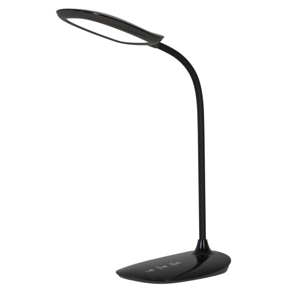 ΦΩΤΙΣΤΙΚΟ ΓΡΑΦΕΙΟΥ LED FB94444.02 ΜΑΥΡΟ ABS 13,6x17,7x40Υ εκ.