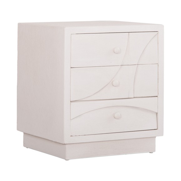 ΚΟΜΟΔΙΝΟ FB918047 MDF ΣΕ ΥΠΟΛΕΥΚΟ ΧΡΩΜΑ-3 ΣΥΡΤΑΡIA 48x38x55,5Υεκ.