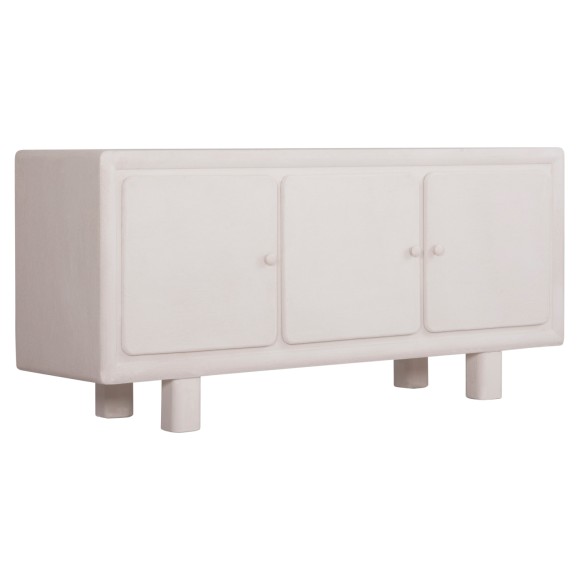 ΜΠΟΥΦΕΣ FB918068 MDF ΣΕ ΥΠΟΛΕΥΚΟ ΧΡΩΜΑ-3 ΠΟΡΤΕΣ 140x38x64Υεκ.