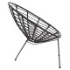 ΠΟΛΥΘΡΟΝΑ ΤΥΠΟΥ ΦΩΛΙΑ ΜΕΤΑΛΛΙΚΗ FB95458.12 ΜΕ WICKER-ΜΑΥΡΟ 73x78x88Υεκ.