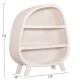 ΡΑΦΙΕΡΑ FB918060.01 MDF ΣΕ ΥΠΟΛΕΥΚΟ ΧΡΩΜΑ 120x38x133Υεκ.