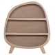 ΡΑΦΙΕΡΑ FB918060.02 MDF ΣΕ ΚΑΦΕ ΧΡΩΜΑ 120x38x133Υεκ.