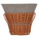 ΤΡΑΠΕΖΙ ΒΟΗΘΗΤΙΚΟ FB918164.03S FIBER CEMENT ΓΚΡΙ-ΦΥΣΙΚΟ RATTAN--Φ42x36Υεκ