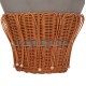 ΤΡΑΠΕΖΙ ΒΟΗΘΗΤΙΚΟ FB918164.03S FIBER CEMENT ΓΚΡΙ-ΦΥΣΙΚΟ RATTAN--Φ42x36Υεκ
