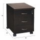 ΣΥΡΤΑΡΙΕΡΑ ΓΡΑΦΕΙΟΥ ΕΠΑΓΓΕΛΜΑΤΙΚΗ FB92011.02 WENGE ΜΕ 3ΣΥΡΤΑΡΙΑ 38X48X53cm